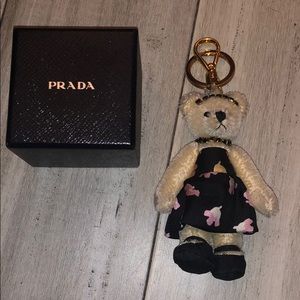PRADA teddy bear keychain new